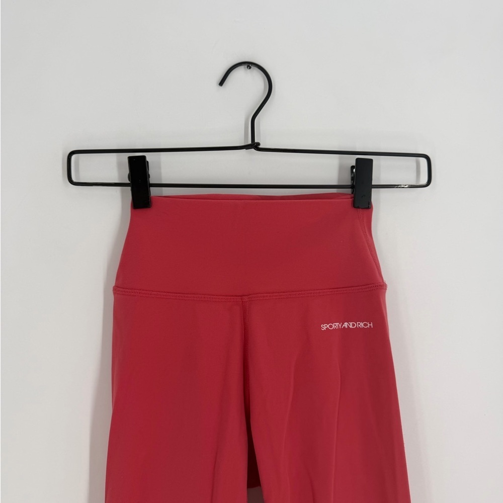 Sporty & Rich 7/8 Leggings In Hibiscus